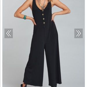 GOULDING JUMPSUIT ~ BLACK SPANDY